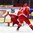 HELSINKI, FINLAND - DECEMBER 30: Denmark's Thomas Lillie #31 turns as Team Sweden scores their first goal of the game during preliminary round action at the 2016 IIHF World Junior Championship. (Photo by Matt Zambonin/HHOF-IIHF Images)

